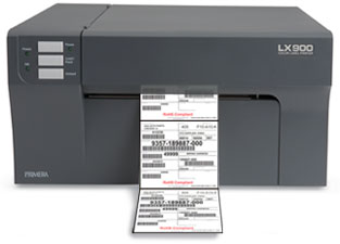 LX900 printing barcode labels