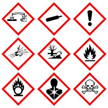 markets ghs chemical labels